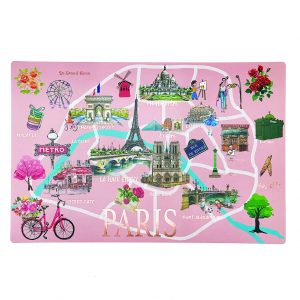 Set De Table Plan De Paris