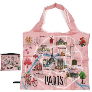 Sac Pliable Plan De Paris Dore
