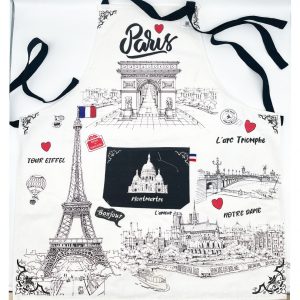 Tablier Tour Eiffel Doree